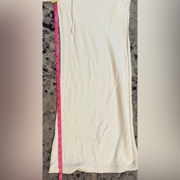 NWT Daily Practice by Anthropologie Women’s Strapless Crème Wide-Leg Jumpsuit XS - Picture 10 of 10